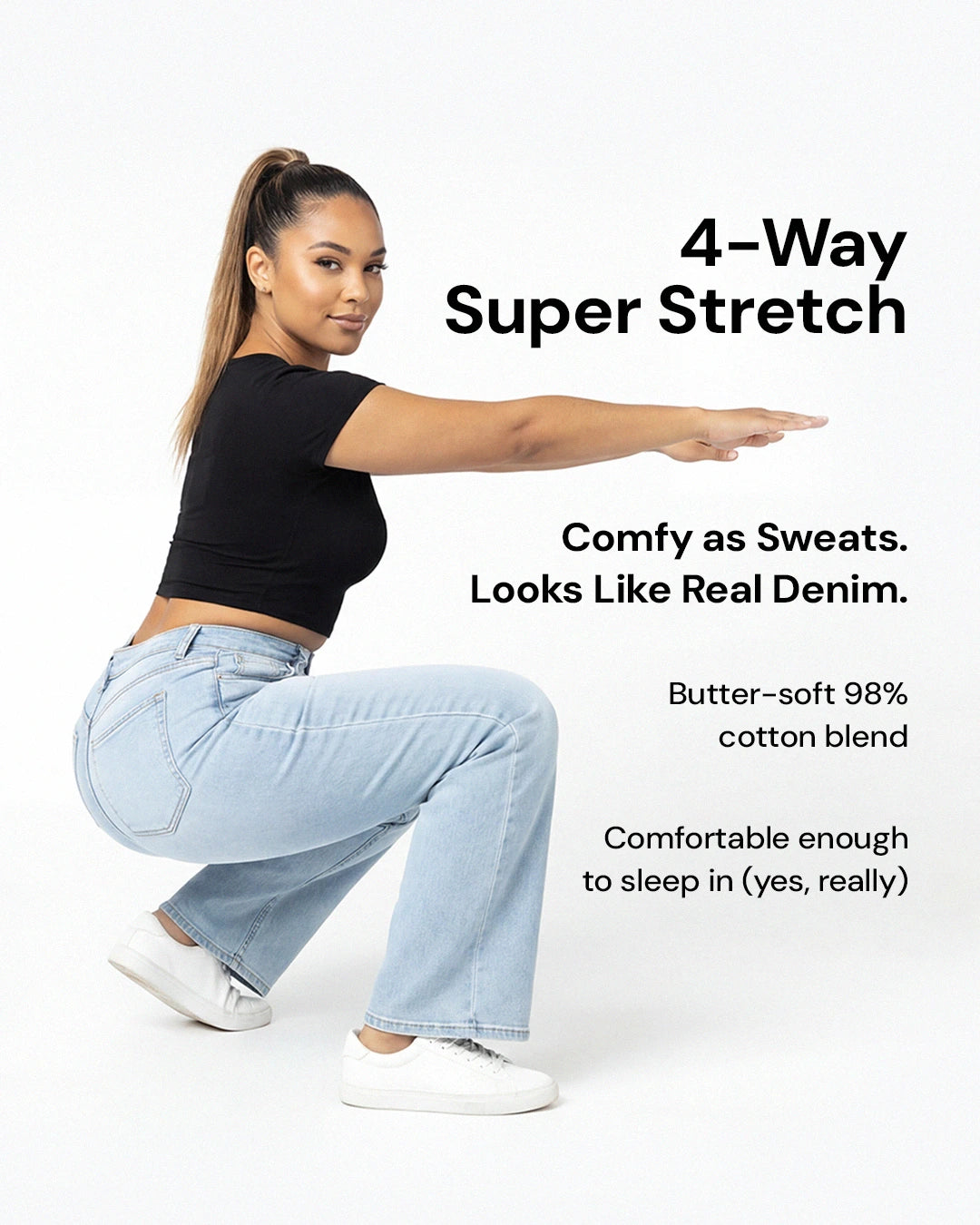 BBL Mid Rise Jeans