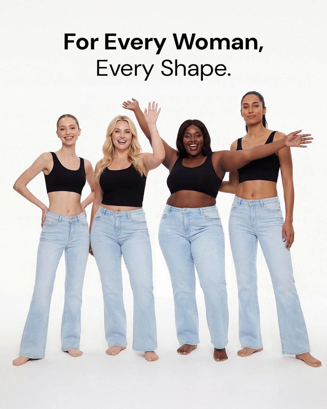 BBL Mid Rise Jeans